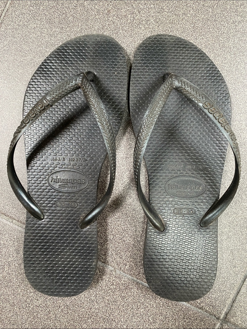 Havaianas Slim Women's Flip Flops - Black